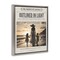 Stupell Industries Outlined In Light Newspaper Floating Frame, design by A Barefoot Stylist